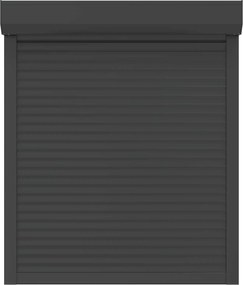vidaXL Ρολό εισόδου Ανθρακί 100 x 120 cm Αλουμίνιο και Πολυουρεθάνη