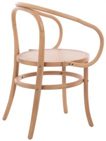 Καρέκλα-Πολυθρόνα JANELLE Ξύλινη Οξιά Φυσικό 56x52x82Υεκ. 56x52x82 εκ.
