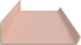 vidaXL Πλωτό ράφι 4 τμχ. Ροζ 100 x 9 x 2,5 εκ Ατσάλι
