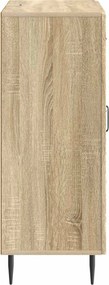 vidaXL Πλαϊνό γραφείο με συρτάρι Sonoma Δρυς 66 x 34,5 x 89,5 εκ