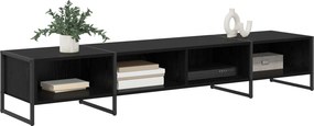 vidaXL Ντουλάπι TV Μαύρη Οξυά 170.5 x 36 x 30.5 εκ Επεξεργασμένο ξύλο