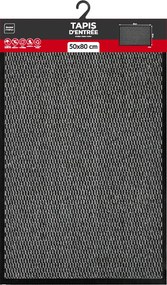 Πατάκι Εισόδου (50x80) L-C Julius Black/Grey 1741517