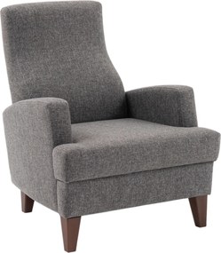 Wing Chair Kana Bergere - Dark Grey Dark Grey