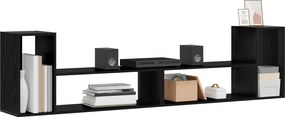 vidaXL Ντουλάπι TV 100 x 30 x 50 cm Μαύρη Δρυς Επεξεργασμένο Ξύλο