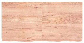 vidaXL Επιφ Τραπεζιού Αν Καφέ 120x60x(2-6)εκ. Επεξ. Μασίφ Ξύλο Δρυός