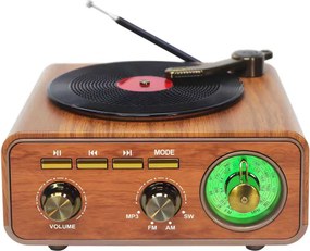 Επαναφορτιζόμενο ραδιόφωνο Retro - M1317BT - 113179 - Light Brown