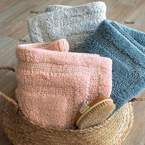 Πατάκι Μπάνιου Miso Denim Palamaiki 50 X 80 100% Cotton