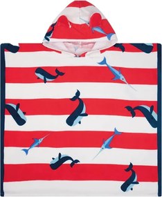 Παιδικό Πόντσο Swim Essentials Whale Red