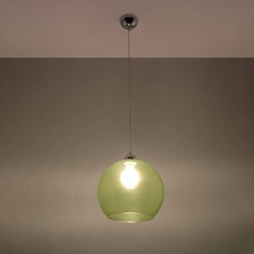 Sollux Κρεμαστό φωτιστικό Ball 1,πράσινο,1xE27/60w