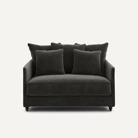 Διθέσιος καναπές-κρεβάτι από βελούδινο chenille, Lazare