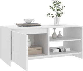 vidaXL Τραπεζάκι Σαλονιού Λευκό 102x50x45 εκ. από Επεξεργασμένο Ξύλο