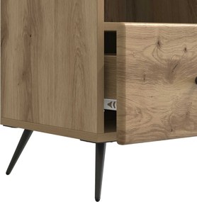 vidaXL Ντουλάπι TV Artisan Δρυς 102 x 34,5 x 50 εκ. Επεξεργασμένο Ξύλο