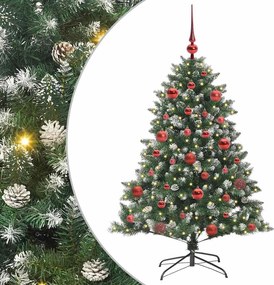 vidaXL Τεχνητό Χριστουγεννιάτικο Δέντρο με 150 LED Πράσινο 150 cm