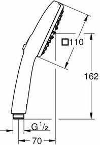Kεφαλή για Nτους Grohe Πλαστική ύλη