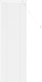 vidaXL Βενετσιάνικη Σκίαση Λευκός 150 x 50 cm PVC