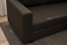 Corner Sofa-Bed Aly Left - Anthracite Anthracite