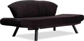 Διθέσιος Καναπές Κρεβάτι Μαύρο BOFAS 177x75x87