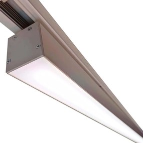 Γραμμικό Φωτιστικό P3546 3546B-CO00L06 Μαγνητικής Ράγας 3000K 60,6cm Opal-Aluminium Ivela
