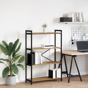 vidaXL Βιβλιοθήκη artisan δρυς 80 x 30 x 118 εκ Επεξεργασμένο ξύλο