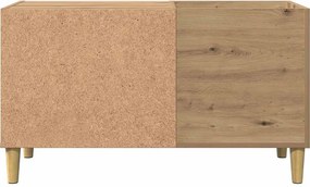 ντουλάπι δίσκων vidaXL Δρυς τεχνίτης 84,5x38x48 cm Κατασκευασμένο ξύλο