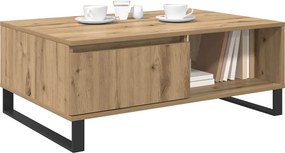 vidaXL Τραπεζάκι σαλονιού Artisan Oak 90 x 60 x 35 cm