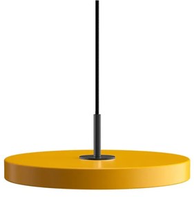 Φωτιστικό Οροφής Asteria Mini Black 2211C4175 Φ31x3.3cm Led 900lm 14W 3000k Saffron Yellow Umage
