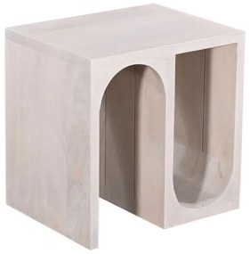 ARCH SIDE TABLE ΛΕΥΚΟ DECAPE 45x35xH45cm - 04-0992