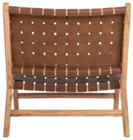 Καρέκλα Felipe από Μασίφ Ξύλο Teak Φυσικό 65x82x88 Υ Εκ.