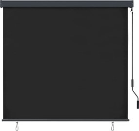 vidaXL Ρόλερ Ανθρακί 180 x 250 cm Ύφασμα και Αλουμίνιο