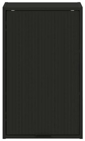 vidaXL Ντουλάπι Μπάνιου Μαύρο 39 x 23.5 x 65 εκ. Επεξεργασμένο ξύλο