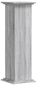 vidaXL Βάσεις Φυτών Γκρι Sonoma 33x33x100εκ. Επεξεργασμένο Ξύλο
