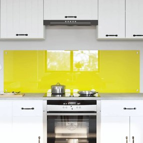 vidaXL Πίσω Πάνελ Κουζίνας 2 pcs Κίτρινο 80 x 50 cm σκληρυμένο γυαλί