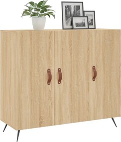 vidaXL Ντουλάπι Sonoma δρυς 90x34x80 εκ. Επεξεργασμένο Ξύλο