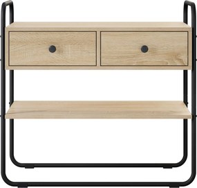 vidaXL Τραπέζι κονσόλας Sonoma Δρυς 80 x 40 x 75 εκ.