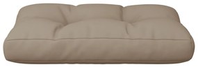 vidaXL Μαξιλάρι Παλέτας Taupe 60 x 40 x 12 εκ. Υφασμάτινο