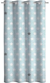 Κουρτίνα Παιδική Soft - Touch Pirineo Blue Saint Clair 160x240 cm 160x250cm Πολυέστερ