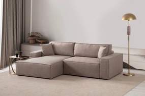 Corner Sofa-Bed Pırlo Corner Left - Brown Brown