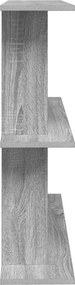 vidaXL Ράφι Τοίχου Επιτοίχιο Γκρι Sonoma 100 x 20 x 75 εκ