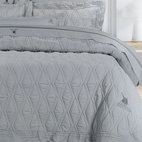 Κουβερλί Υπέρδιπλο (Σετ 220x240) Greenwich Polo Club Solid 2160 Grey