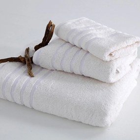 Πετσέτα Selection Bath White Sb Home Χεριών 40x60cm 100% Βαμβάκι