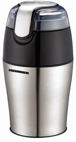 Heinner HCG-150S Ηλεκτρικός Μύλος Καφέ 150W με Χωρητικότητα 50gr Ασημί