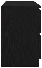 vidaXL ντουλάπι τηλεόρασης Μαύρο 100x35x54 cm Κατασκευασμένο ξύλο