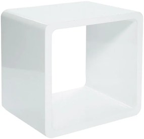Κύβος Lounge Λευκός  45x35x45εκ - Λευκό