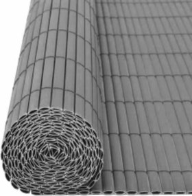 vidaXL Περίφραξη Κήπου Διπλής Όψης Γκρι 110 x 300 εκ.