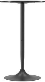 HOMCOM Τραπέζι Μπαρ, Τραπέζι Όρθιο, Τραπέζι για 2 άτομα, 60 x 60 x 102 cm, Μαύρο