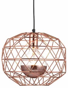 Φωτιστικό Οροφής Μονόφωτο Aca Aladdin KS180430PC Copper