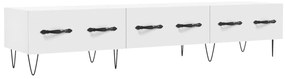 vidaXL Έπιπλο Τηλεόρασης Λευκό 150x36x30 εκ. από Επεξεργασμένο Ξύλο