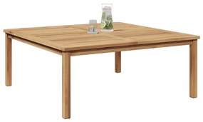 vidaXL Τραπεζάκι σαλονιού Καφέ 110 x 110 x 45 cm Μασίφ ξύλο teak
