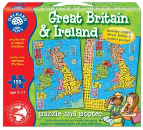 Great Britain + Ireland Puzzle Orchard Toys