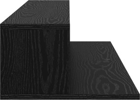 vidaXL Γραφείο Στούντιο Μαύρη Δρυς 110 x 36 x 19,5 εκ.